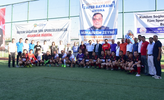Büyükşehir'den Muharrem Zeyno Adına Futbol Turnuvası