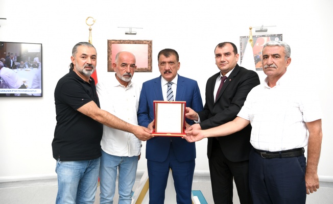 Esnaf Oda Başkanlarından Başkan Gürkan’a Ziyaret