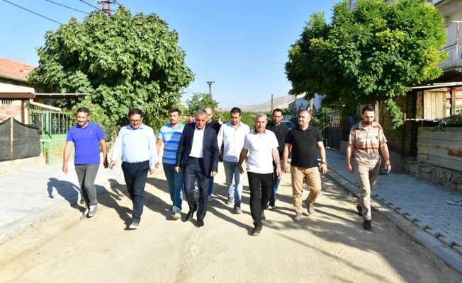 Başkan Çınar, Cafana Mahallesindeki Yenileme Hizmetlerini İnceledi