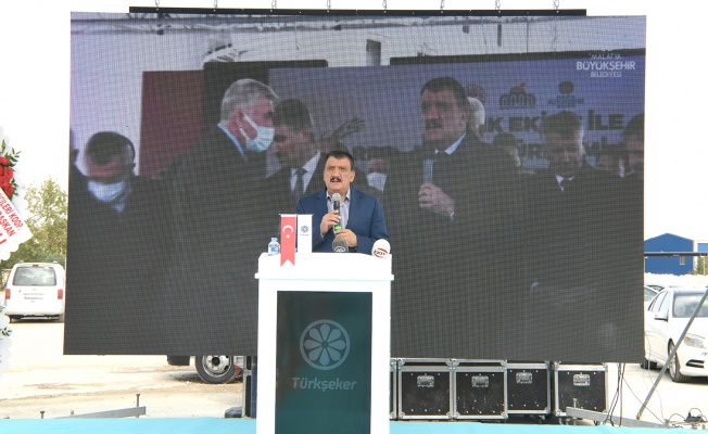 Başkan Gürkan Pancar Alım Törenine Katıldı