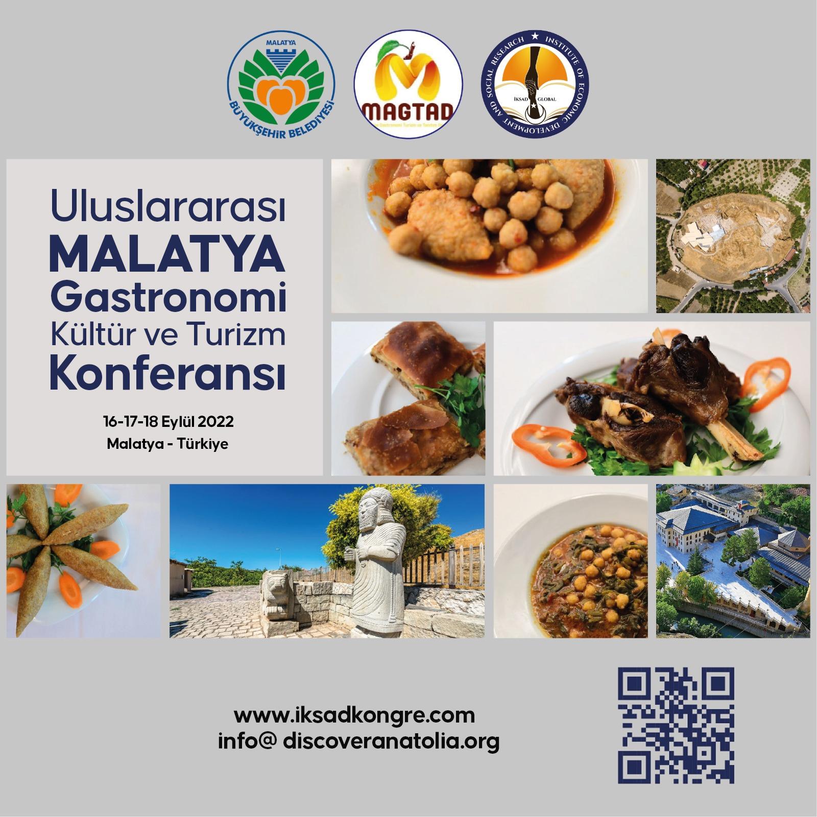 Uluslararası Malatya Gastronomi ve Turizm Kongresi Başlıyor