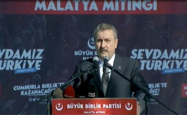 BBP Genel Başkanı Mustafa Destici Malatya'da..