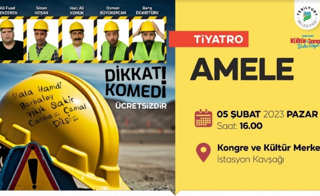 Ücretsiz ‘Amele’ Tiyatro Etkinliği