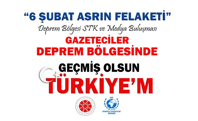 Gazeteciler Deprem Bölgesine Ziyaretleri Sürdürüyor