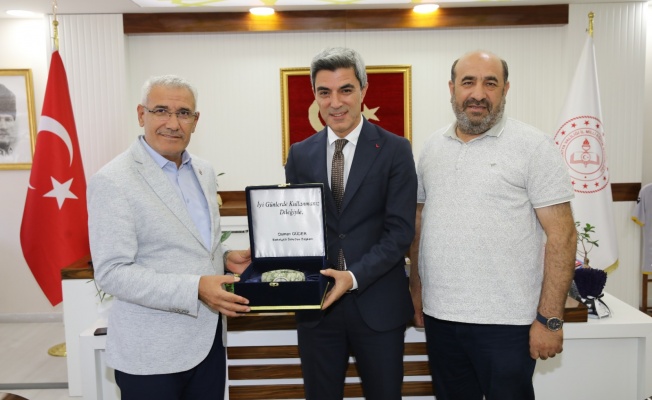 Güder’den İl Milli Eğitim Müdürü Bakır’a Hayırlı Olsun Ziyareti