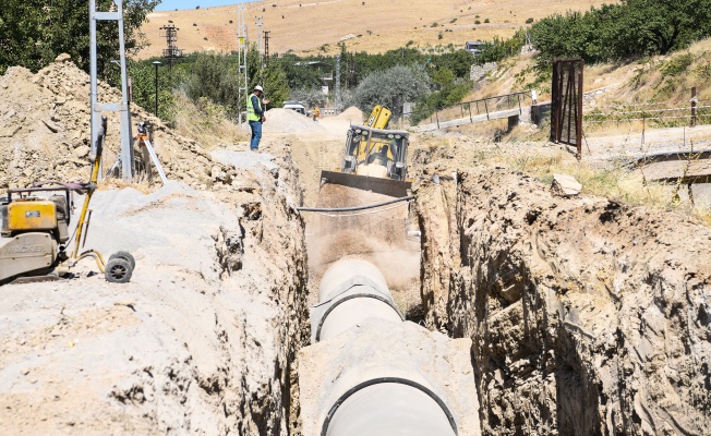 İçme Suyu  Ana İsale Hattı Yenileniyor