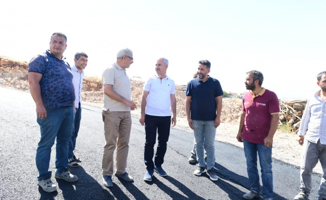Başkan Çınar Yol Düzenleme Çalışmalarını İnceledi