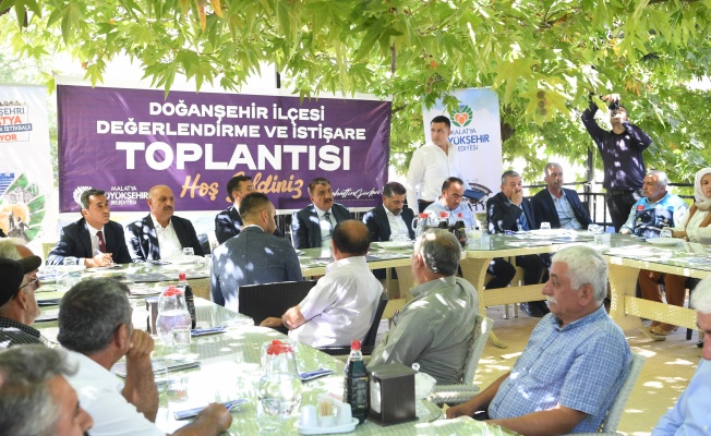 Doğanşehir İlçesi İstişare Toplantısı Gerçekleştirdi