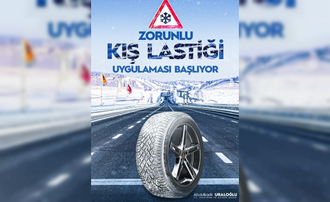 Kış Lastiği Takmamanın Cezası 2 Bin 568 Lira