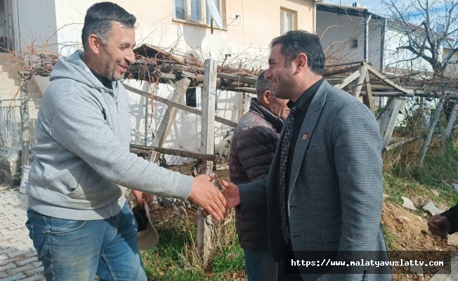 Gürbüz, Hekimhan Ballıkaya Mahallesi’ni Ziyaret Etti