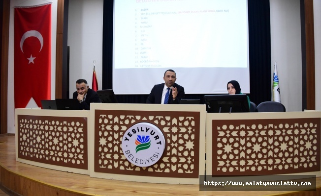 Yeşilyurt Belediye Personellerine Hizmet İçi Eğitimi Verildi