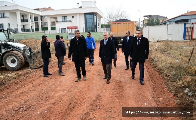 Başkan Çınar, Yol Düzenleme Çalışmalarını İnceledi