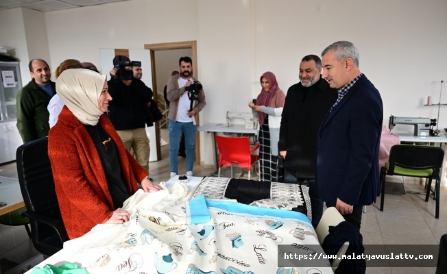 Çınar'dan Meslek Edindirme Kurslarına Ziyaret