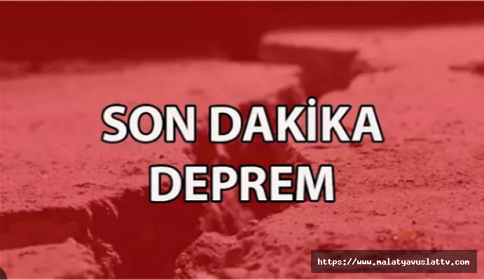 Malatya'da 4.0 Büyüklüğünde Deprem!