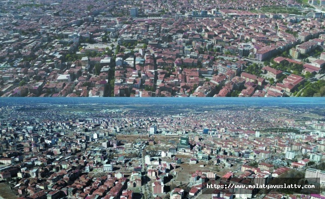 Malatya'nın Deprem Öncesi ve Sonrası Dron Görüntüleri Korkuttu