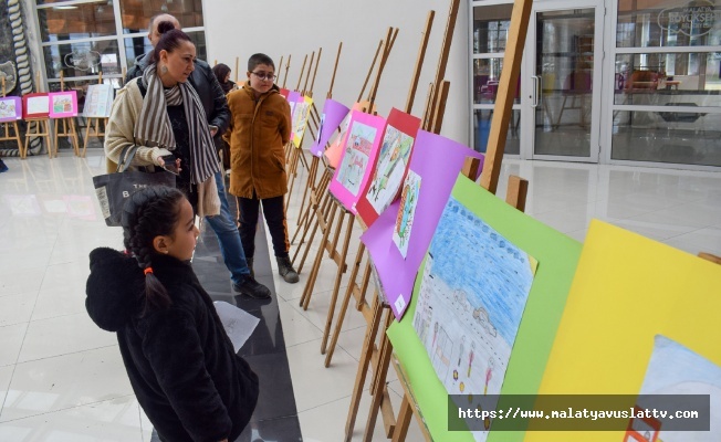 Çocuklar, ‘Deprem Sonrası Geleceğin Malatya’sını Resmettiler