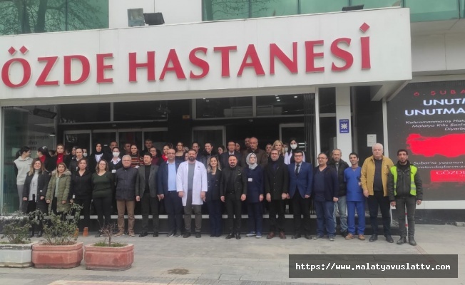 Gözde Hastanesi 6 Şubat’ı Unutmadı