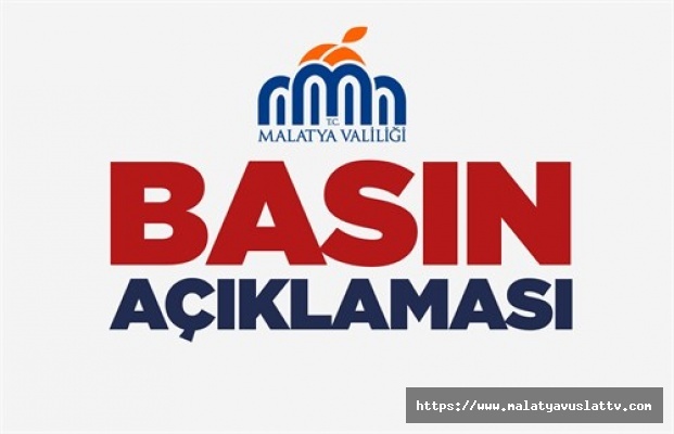 Malatya'da Eğitime 1 Gün Ara Verildi!