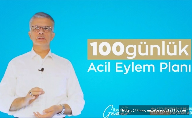 Başkan Adayı Prof. Dr. Gezer'den 100 Günlük Eylem Planı