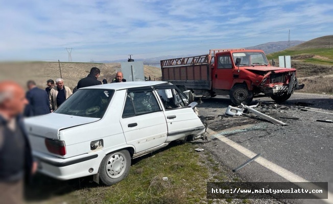 Malatya’da Otomobil İle Kamyonet Çarpıştı: 1 Ölü