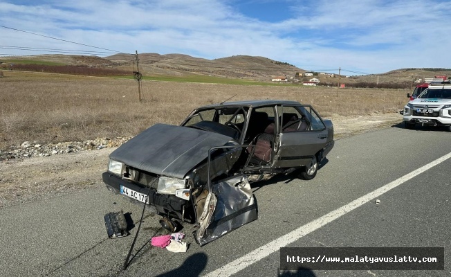 Malatya’da Trafik Kazası