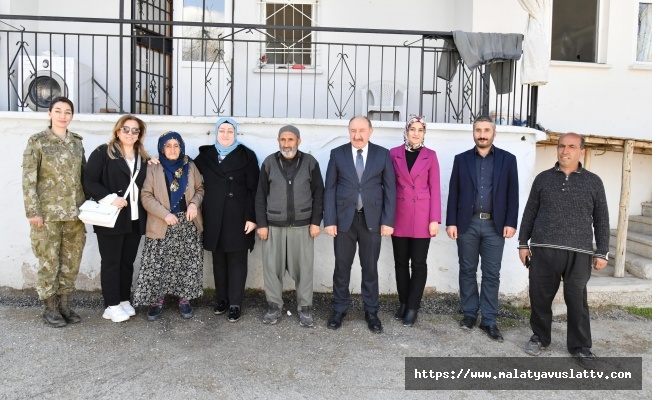 Vali Yazıcı'nın Eşinden Şehit Ailelerine Ziyaret