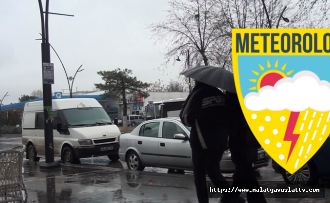 Malatya ve Çevresi İçin Kuvvetli Yağış Kapıda!