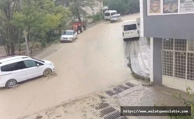 Malatya'da Sağanak Etkili Oldu