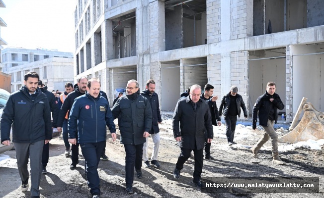 AFAD Başkanı Vali Ali Hamza Pehlivan Malatya'yı Ziyaret Etti