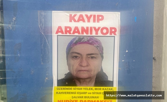 Bir Aydır Kayıp Olan Yaşlı Kadının Bulunması İçin Afişler Asıldı