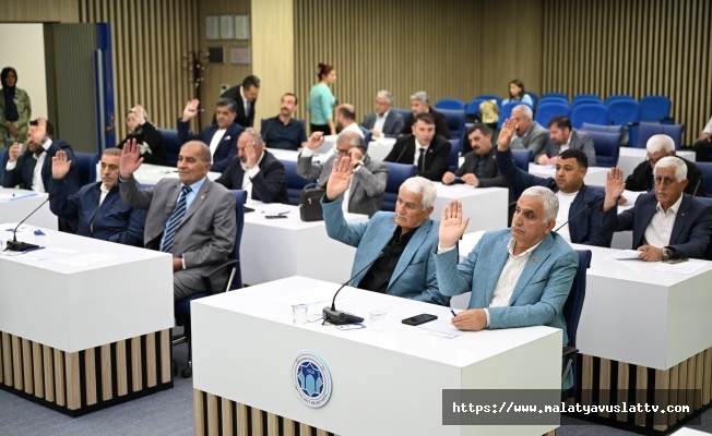 Battalgazi Belediye Meclisi Mayıs Ayı Toplantısını Gerçekleştirdi