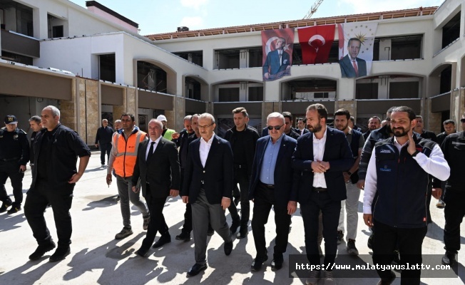 İçişleri Bakan Yardımcısı Münir Karaloğlu Malatyada İncelemelerde Bulundu