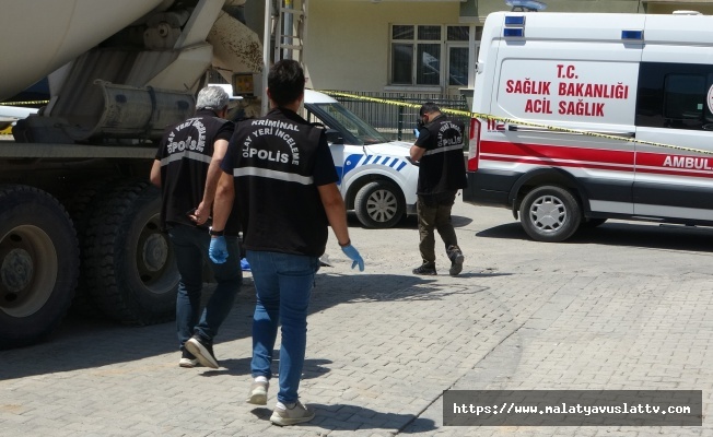 Malatya#039;da Beton Mikseri Dehşeti