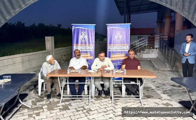 Başkan Ulutaş, Doğu Mahallesi'nde Vatandaşlarla Buluştu