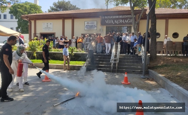 Malatya Büyükşehir’den ‘Afetlere Hazırlık’ Eğitimi