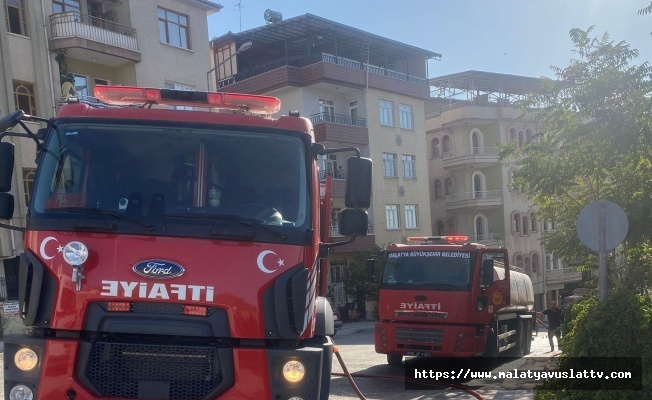Malatya'da Ev Yangını