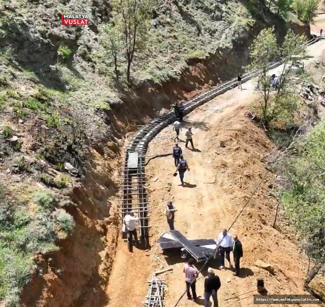 Pütürge Taşmış’ta Modern Sulama Kanalı Hizmete Alındı