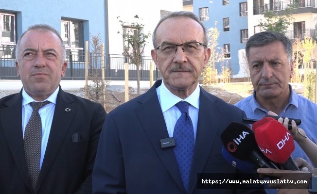 “Geleceğimizi İnşa Ediyoruz, Yeni Bir Malatya Kuruyoruz''