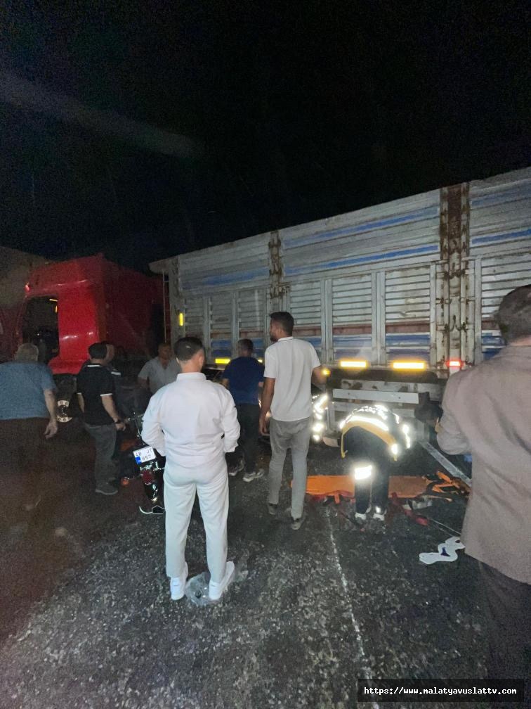 Malatya-Adıyaman Yolunda Trafik Kazası