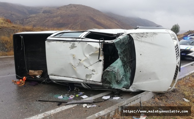 Darende’de Trafik Kazası