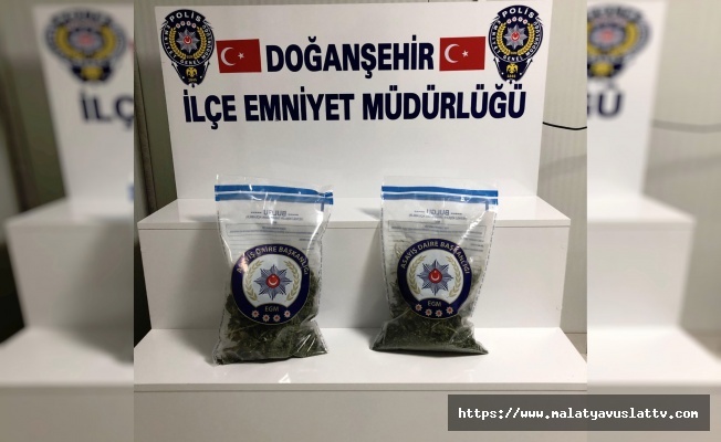 Doğanşehir’de Uyuşturucu Operasyonu