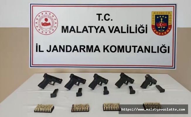 Malatya’da Silah Kaçakçılığı Operasyonu