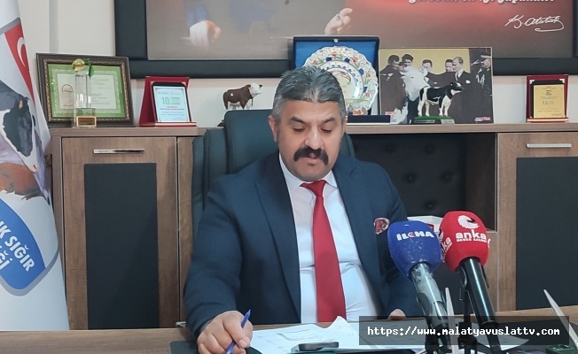 Malatyalı Üreticiye 1. Sınıf Destek: Buzağıya 280 TL, Süte 40 Kuruş, Kredide %5 İndirim