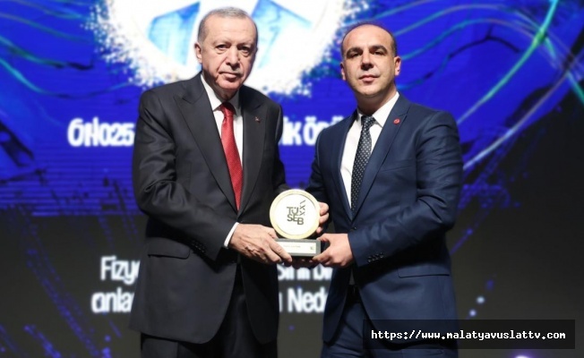 İnönü Üniversitesi Öğretim Üyesi Prof. Dr. Suat Tekin’e TÜSEB Bilim Teşvik Ödülü