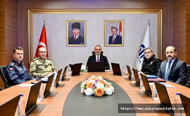 Malatya’da Güvenlik ve Asayiş Değerlendirme Toplantısı Yapıldı