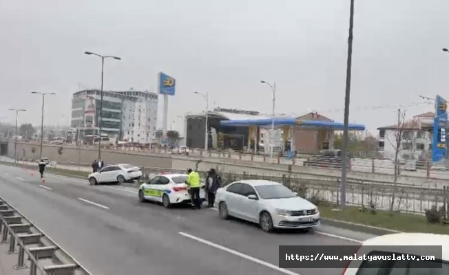 Malatya’da İki Araç Çarpıştı: Maddi Hasar Meydana Geldi