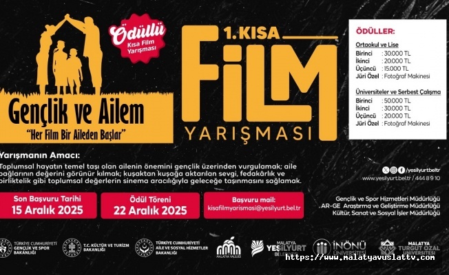 1. Kısa Film Festivali’nde Son Başvuru 15 Aralık!