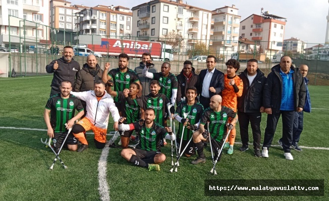 Amputede Malatya Temsilcisi Üst Üste İkinci Galibiyetini Aldı
