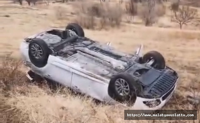 Hekimhan’da Feci Şarampol Kazası!