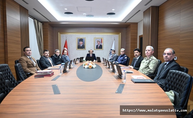 Kamu Düzeni ve Güvenlik Uygulamaları Valilik Koordinasyonunda Ele Alındı